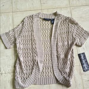Sand Lewis crochet coat